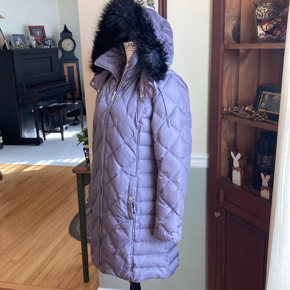 Kenneth Cole Reaction silver/gray winter coat - Picture 2 of 10